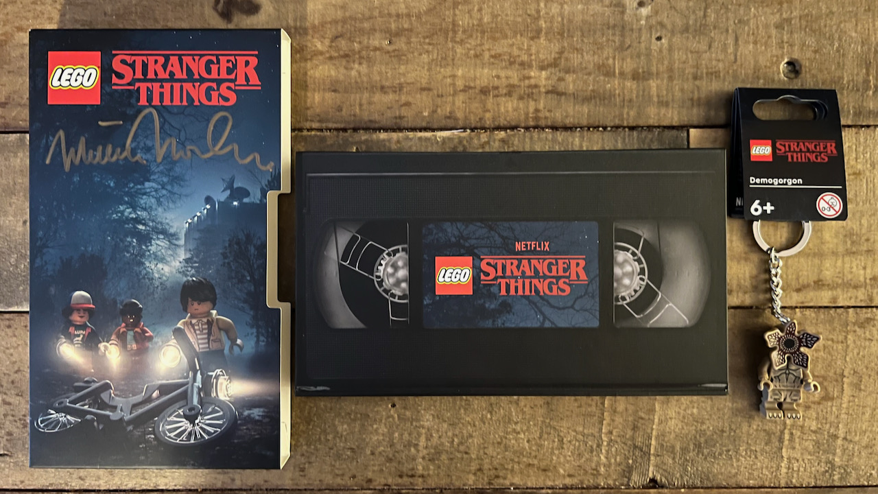 Lego stranger things notebook sale