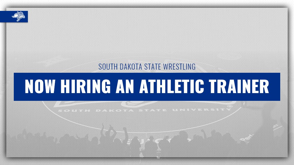 GoJacksWrestle's tweet photo. Join our team as a full-time Athletic Trainer! 

☑️ opportunity to work with a Top 25 DI wrestling program
☑️ brand new training facility with dedicated AT space
☑️ competitive salary; signing + retention bonuses available

Apply now » https://t.co/u0hwPMyKQW

#GetJacked https://t.co/7AD3kouRQ3