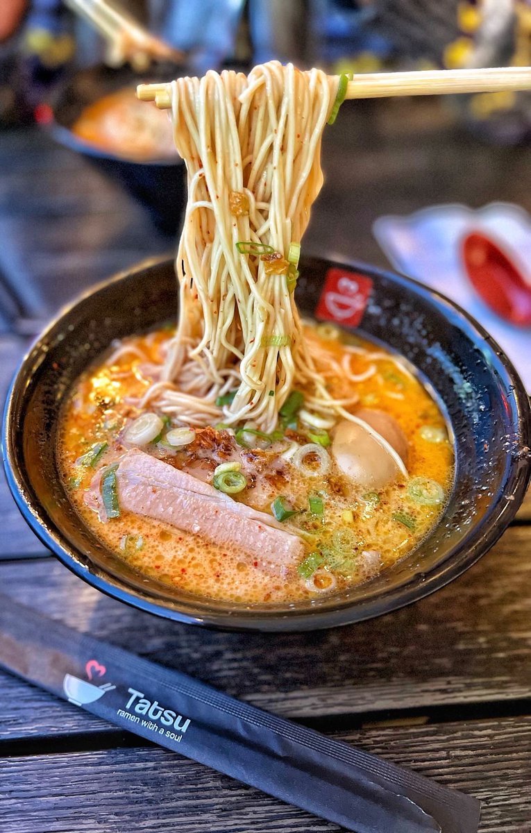 Mouth watery photo by foodie.maps Captured the Bold Ramen in it’s finest state. 

#tatsuramen #tatsuramenwithasoul