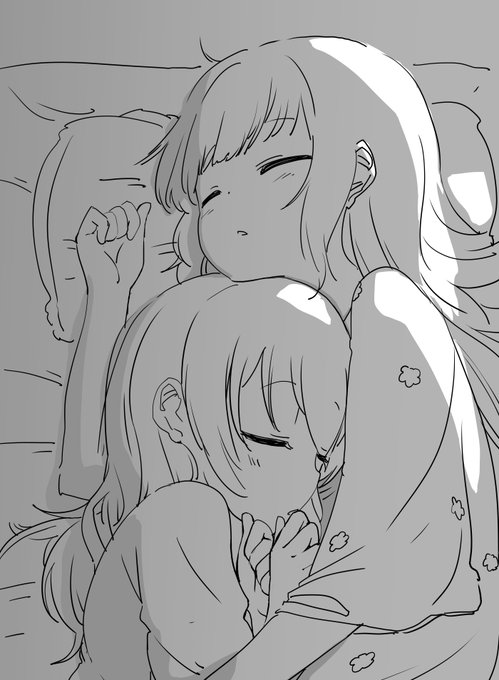 依田芳乃ちゃんと藤原肇ちゃん(、朝方はこうなっててほしさある 