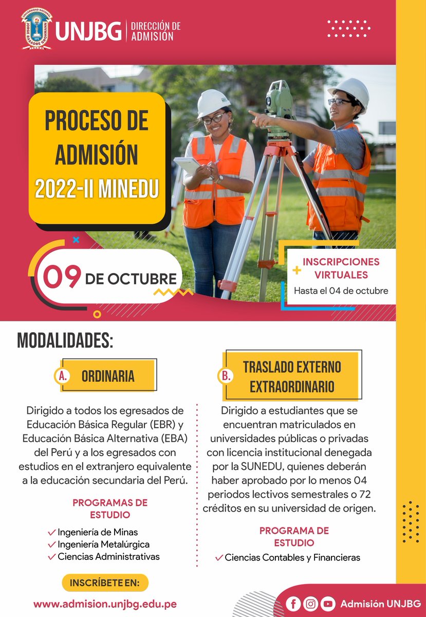 UNJBG Tacna tweet media