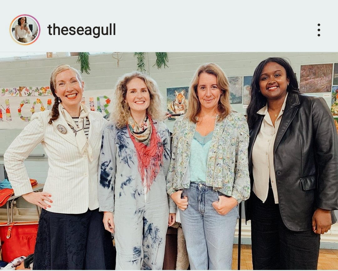 💚 Thank you so much 🌟 @lucysiegle for inviting @chicstranger and I to be part of such a wonderful event @TdNature talking all things #sustainablefashion and #SecondhandSeptember putting the world to rights and sharing #secondhandfashion stories proving that #LovedClothesLast 💚