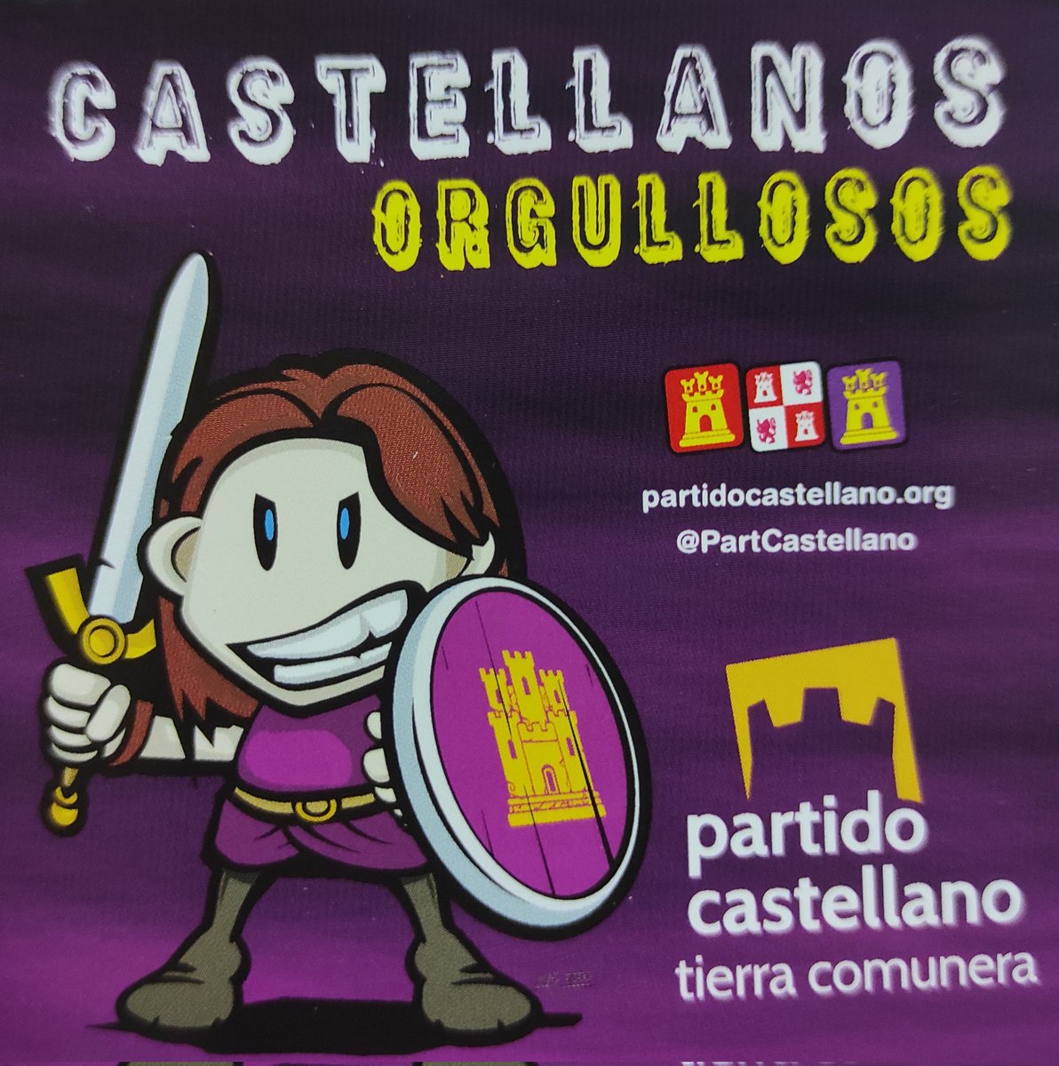 Orgullos@s de ser CASTELLAN@S 🌾

#CastillaNación #CastillaComunera