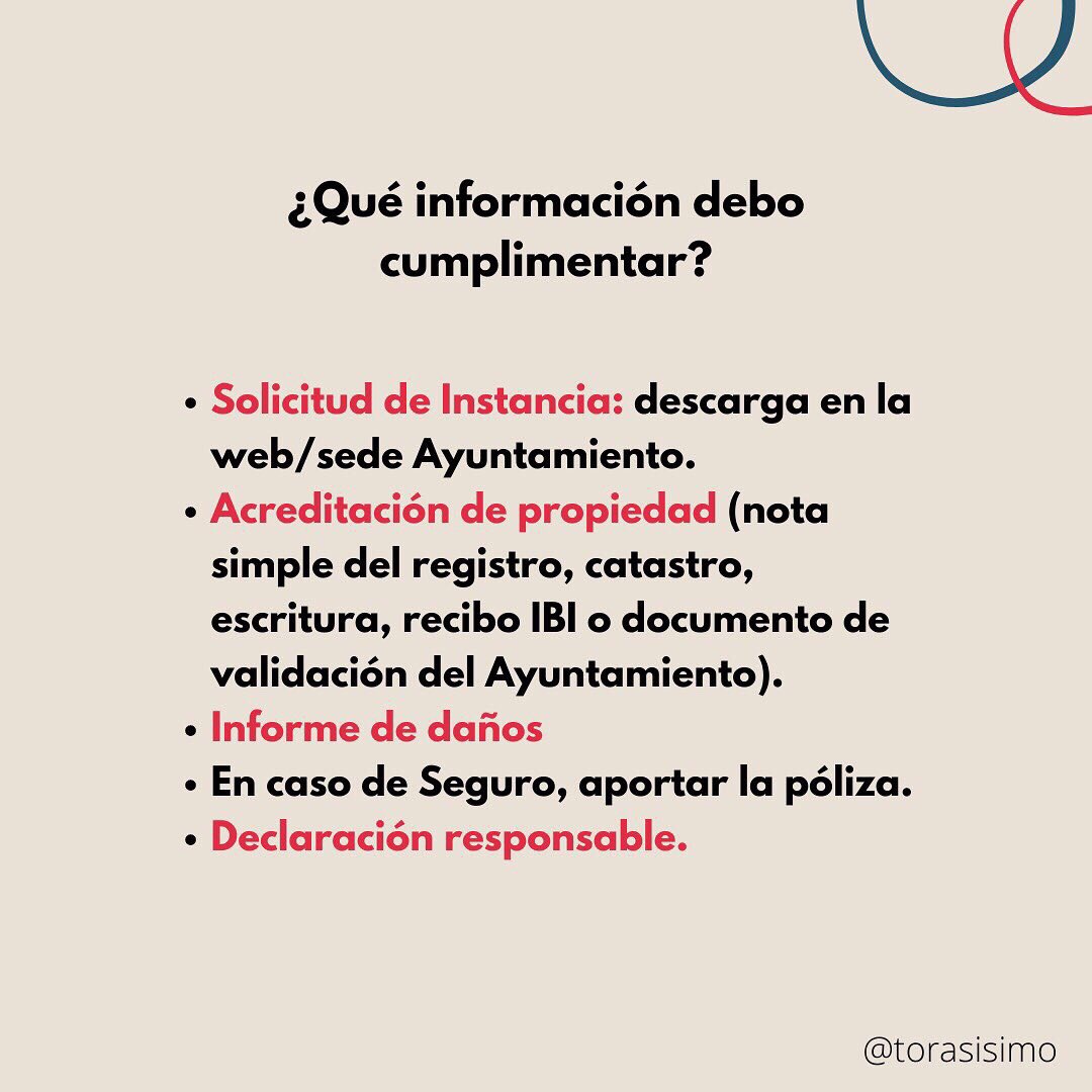 Aclaraciones sobre la solicitud de las ayudas por el incendio #IFBejis 1/2