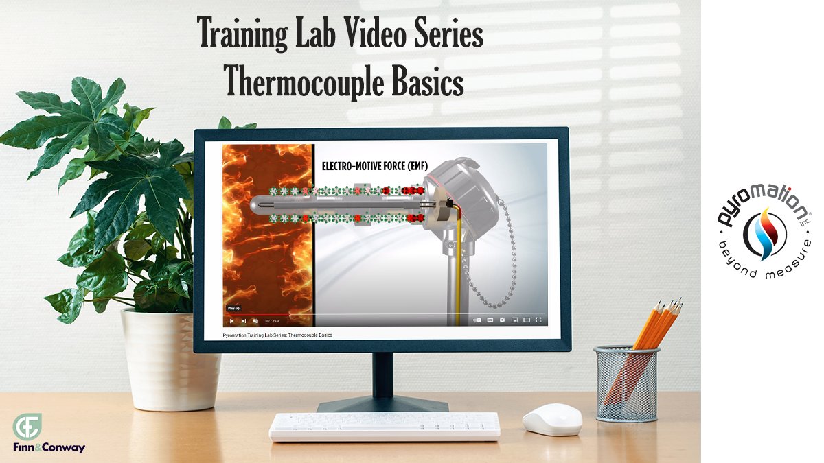 Learn about the basic function of thermocouples, how they operate and typical types &amp; construction.
finnandconway.com/news/18749/tra…

<a href="/PyromationInc/">Pyromation</a>  has launched the first part of a new 'Training Lab' as part of their commitment to customer service and product knowledge.

#temperature