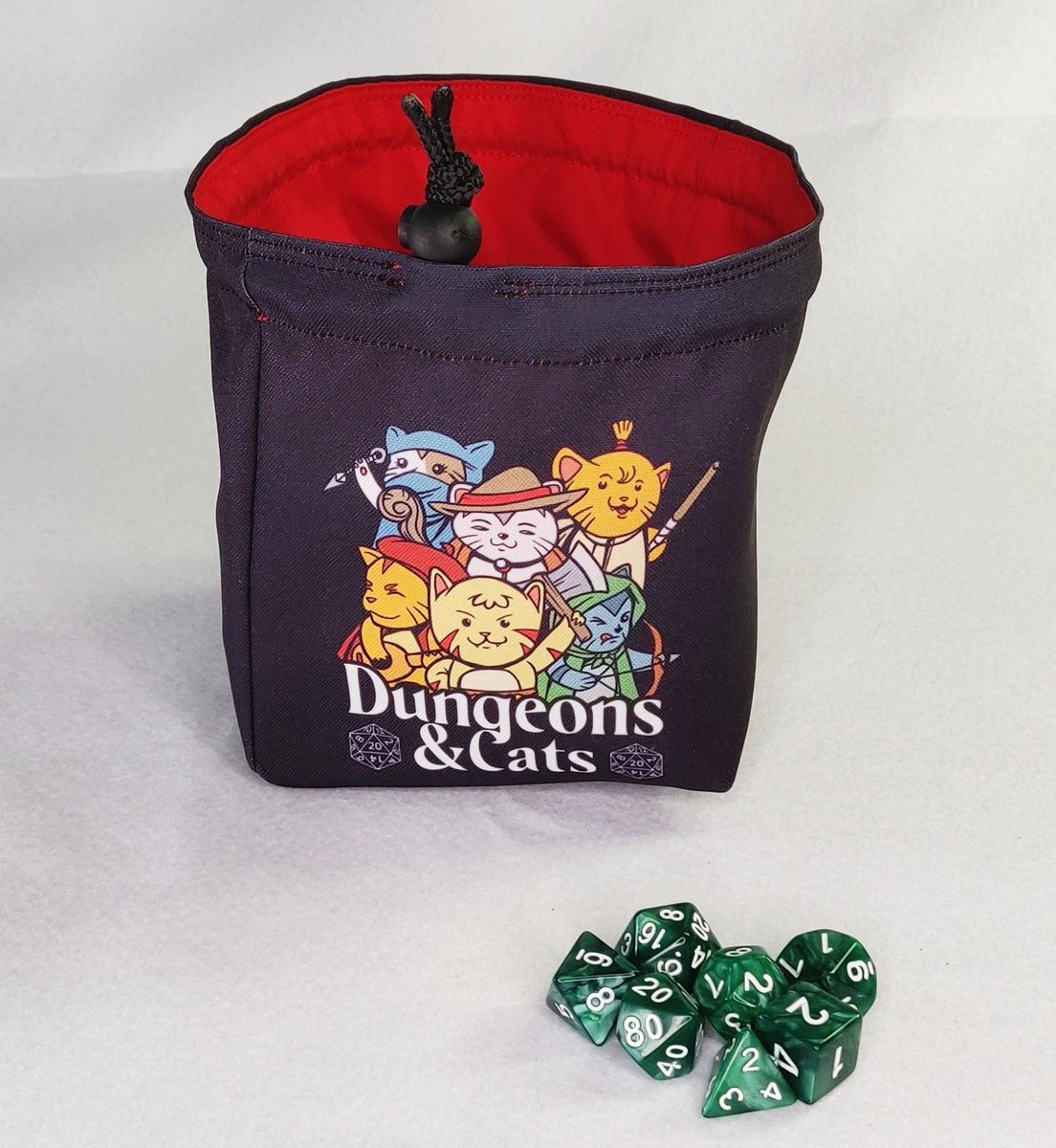 With the primary gifting period coming soon, it's to hear about our bags as gifts!

 ★★★★★ 'A great birthday gift for my daughter! A good size for several dice sets and lovely quality. Thank you!' K.

 #boardgames #tabletopgaming #dnd #gaming #ttrpg etsy.me/3fmOHlH