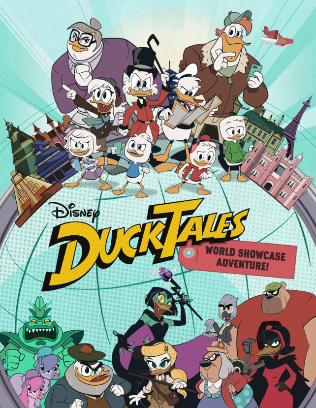 ScottGustin's tweet photo. Walt Disney World confirms DuckTales World Showcase Adventure is coming to EPCOT later this year. https://t.co/wzd5CGDjso
