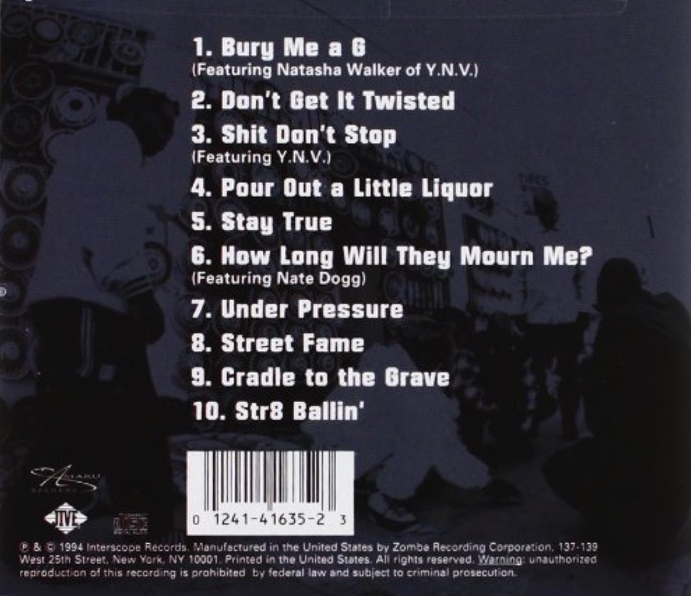 2PAC's tweet photo. Thug Life: Volume 1 was released 28 years ago, today. 
What is your favorite track off the album? https://t.co/ePA4cbuOhD