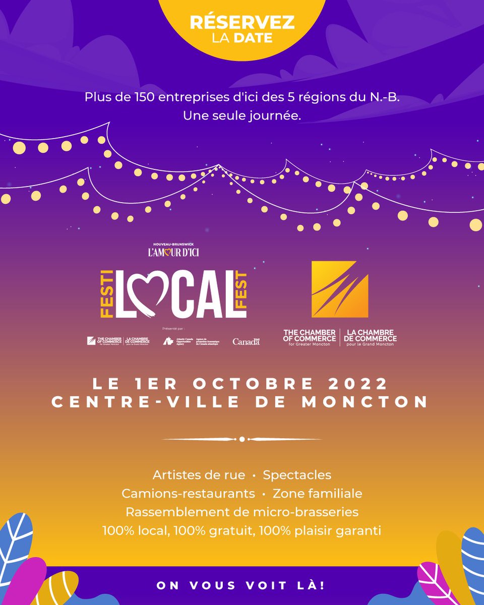 This Saturday! | Ce samedi! 📢 🎉 Come celebrate local businesses right here at home. Free admission :) Rain or shine! 📢 🎉 || 📢 🎉 Soyez des nôtres pour FestiLocal, une célébration des entreprises locales chez nous. Entrée gratuite :) Beau temps, mauvais temps ! 📢 🎉