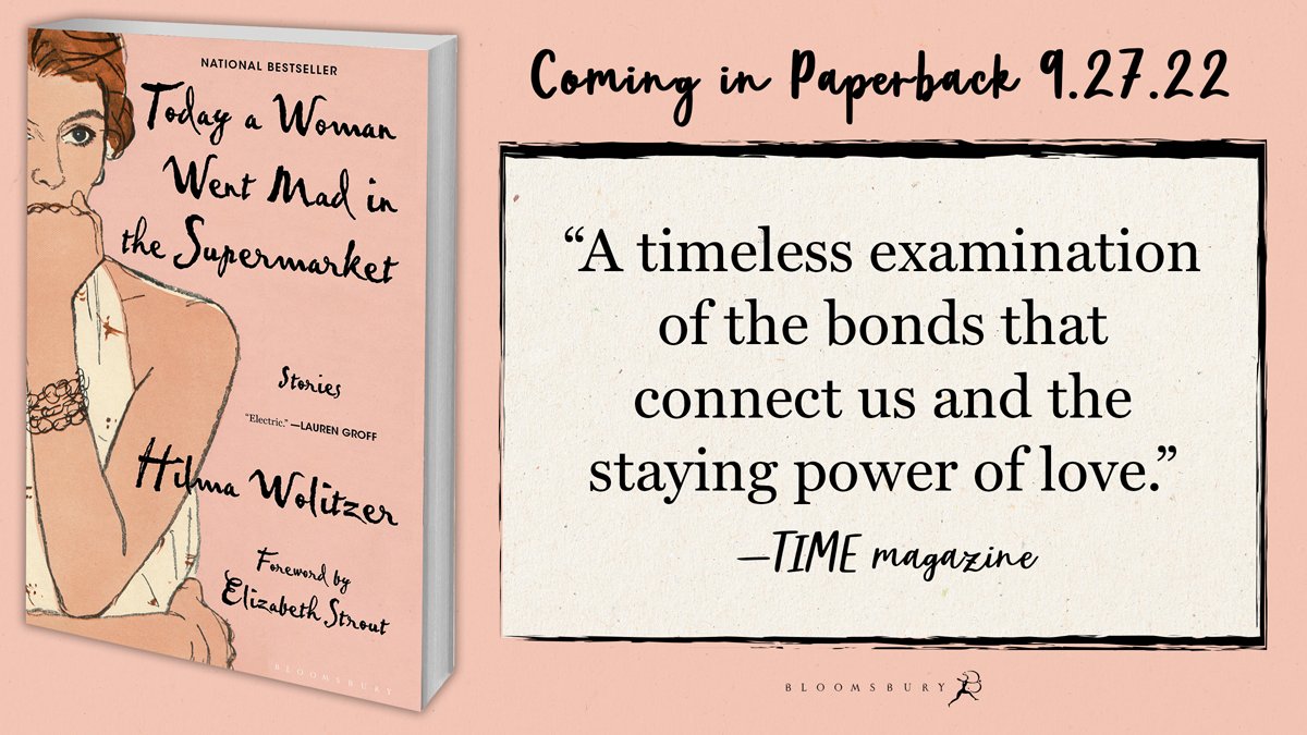 TODAY A WOMAN WENT MAD IN THE SUPERMARKET by <a href="/HilmaWolitzer/">Hilma Wolitzer</a> is on sale in paperback tomorrow!

geni.us/todayawomanwen…
`