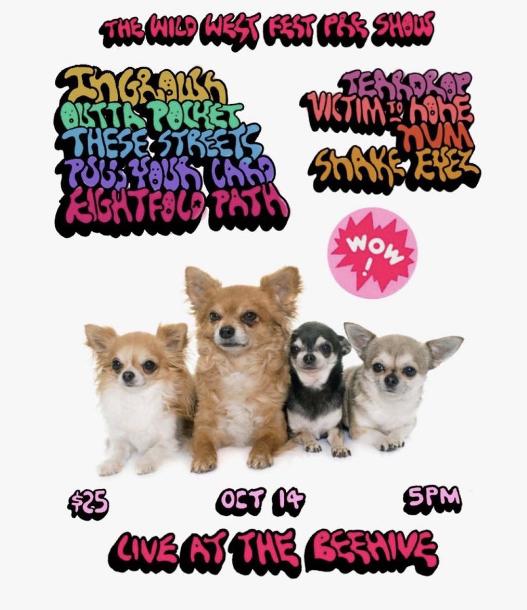 a reminder that not only does the preshow have a sick lineup, but also the hardest slchc flier ever. 

tickets ⬇️⬇️⬇️

thewildwestfest.bigcartel.com