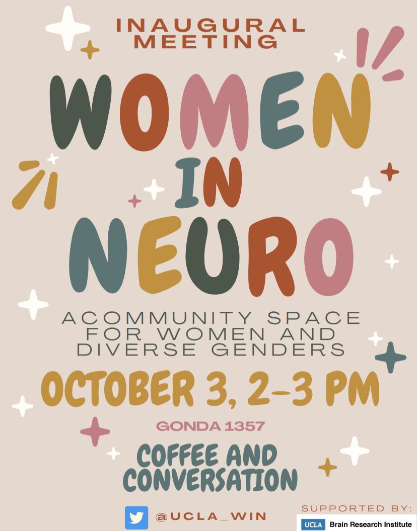 Dr. Melissa Sharpe (@melissajsharpe) on Twitter photo .<a href="/UCLA/">UCLA</a> folks, spread the word: hosted by <a href="/UCLA_BRI/">Brain Research Institute</a>, <a href="/ucla_win/">Women in Neuroscience @ UCLA</a> will host their first meeting next Monday October 3rd! We are hoping to create a community that supports the career development of neuroscientists that identify as women or non-binary. Come and join us 😁 .<a href="/UCLA/">UCLA</a> folks, spread the word: hosted by <a href="/UCLA_BRI/">Brain Research Institute</a>, <a href="/ucla_win/">Women in Neuroscience @ UCLA</a> will host their first meeting next Monday October 3rd! We are hoping to create a community that supports the career development of neuroscientists that identify as women or non-binary. Come and join us 😁