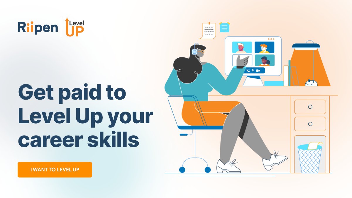 $1,400 work from home positions are still open! Riipen Level UP is currently matching post-secondary students with paid remote internships and you could be next: riipen.com/levelup/studen…