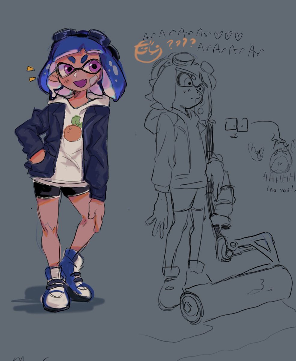 「#Splatoon3 #Splatoon old art :o 」|💡Audie!!!!!🖌@ Commissions openのイラスト