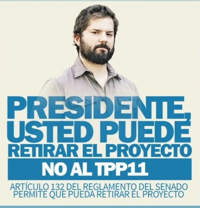 PklimpelF's tweet photo. Por la autonomia del pais en materia ambiental y laboral, por nuestra soberania #Noaltpp11@Carolina_Toha @camila_vallejo @Maisa_Rojas @jeannette_jara @gabrielboric https://t.co/TC1hKmVtic