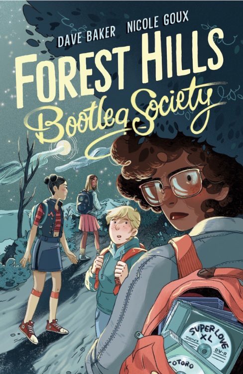 xDaveBakerx's tweet image. Forest Hills Bootleg Society by @NicoleGoux and me, edited by @thejumbles and published by Simon and Schuster comes out tomorrow!