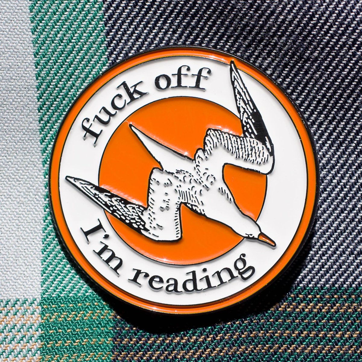 EffinBirds's tweet photo. Two low stock alerts for the Effin’ Birds store:

1) we’re down to the last case of the last EVER print run of the original Effin’ Birds playing cards, and

2) the Fuck Off I’m Reading pins sold like crazy and will sell out before Christmas.

Get yours: https://t.co/XS6fEFt7Cp https://t.co/0yMe1jbOLj