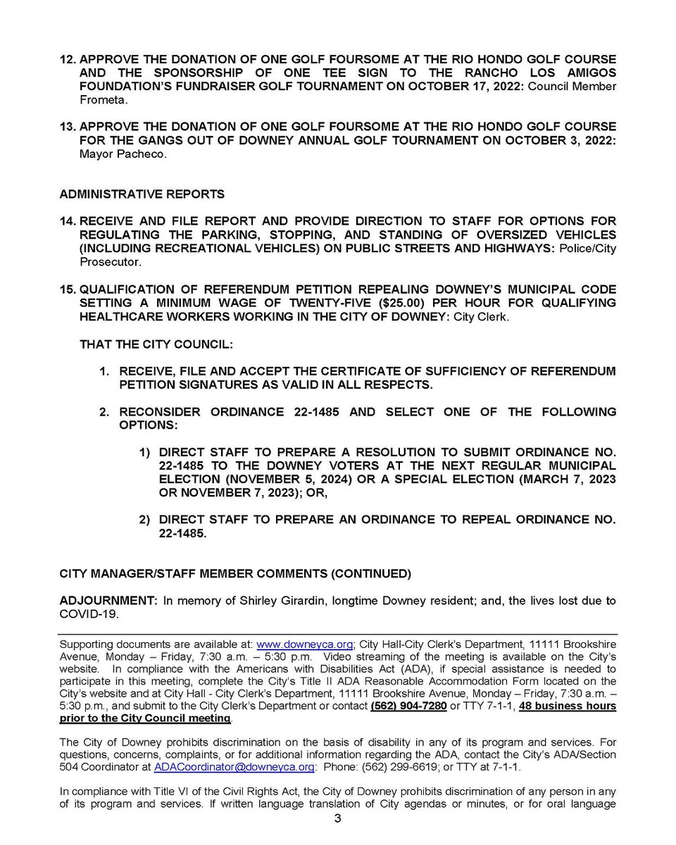 City Of Downey Government On Twitter The Agenda For Tomorrow S City City Of Downey Government On Twitter The Agenda For Tomorrow S City