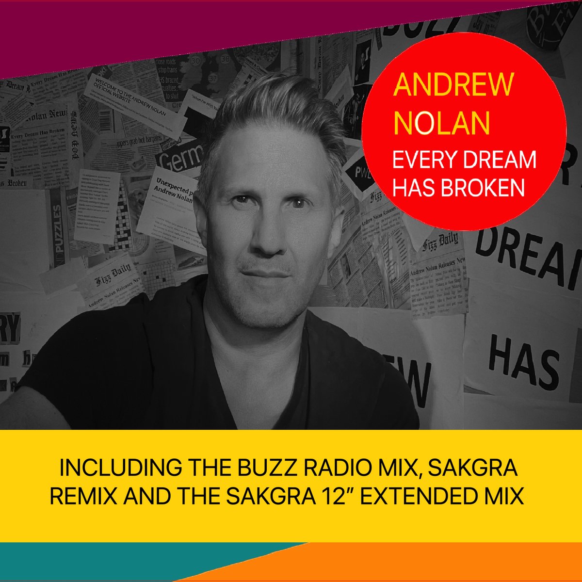 NolanMusic's tweet photo. Andrew Nolan - Every Dream Has Broken OUT NOW. Includes Buzz Radio Mix, @Sakgra Remix and Extended DJ Mix. Radio Stations DM or email for info #radio #dj #playlist #submit #EPK #newmusic #hits #pop #uk #radiofriendly contact@andrewnolanmusic.co.uk https://t.co/efH9rvIgtp