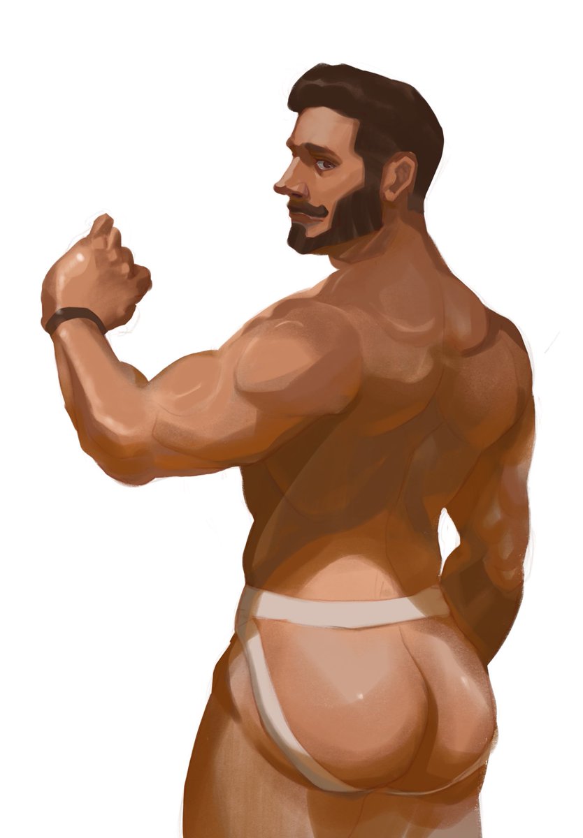 MakiLohi's tweet photo. Bubble butt 😩
#bubblebutt #nsfw #bara #septembara https://t.co/6wow5AvhQr