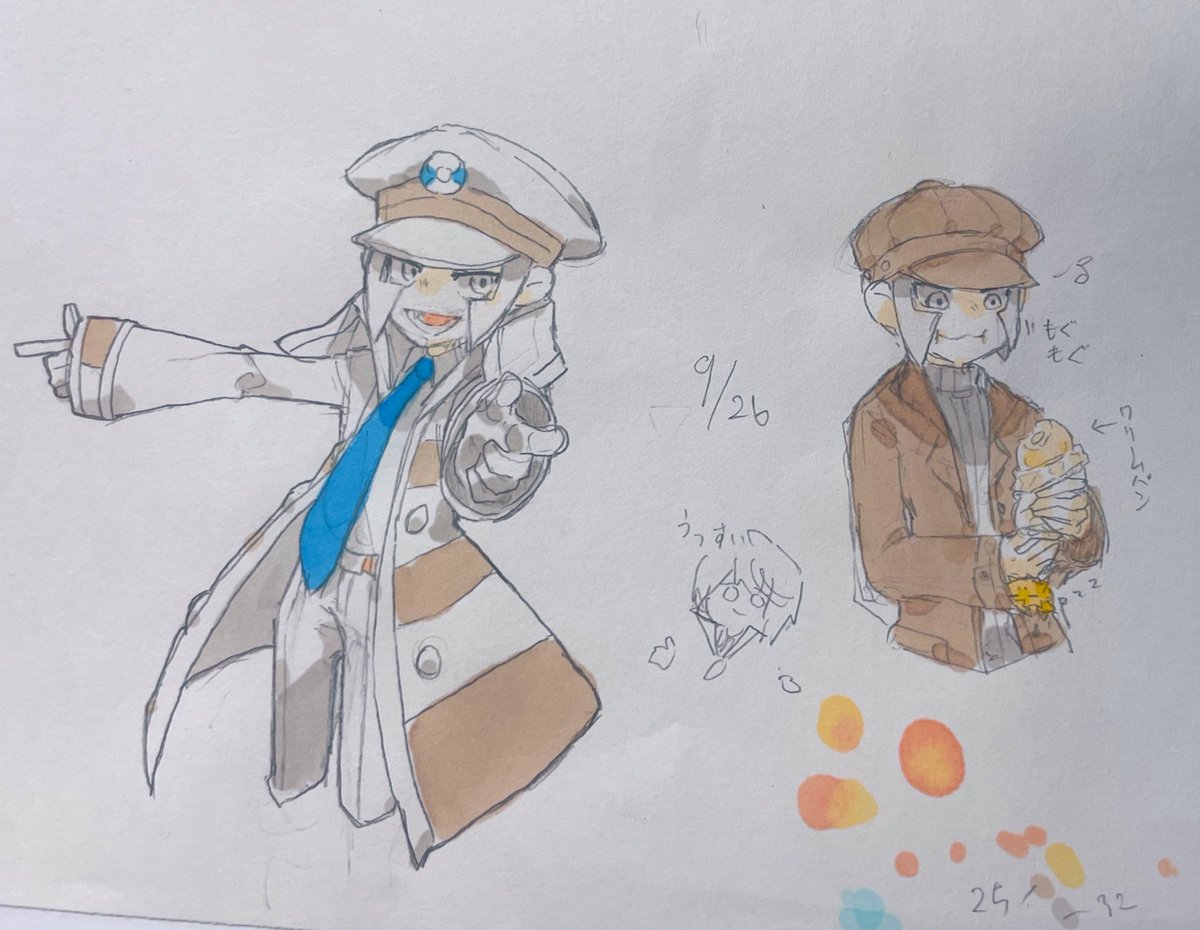 ノボリ 「㉛今日はあまり描きたいこと描けんかった('・ω・`) 」|musabi( ¨̮ )のイラスト