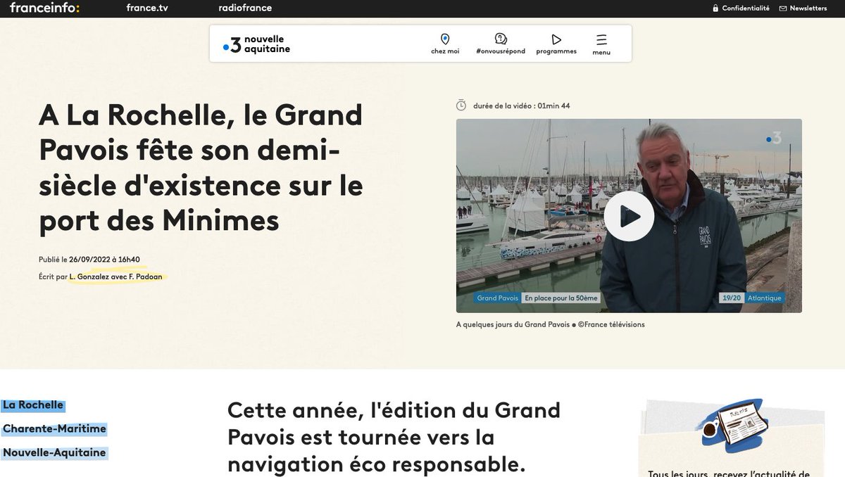 #grandpavois La Rochelle - A lire sur #France3nouvelleaquitaine.

france3-regions.francetvinfo.fr/nouvelle-aquit…