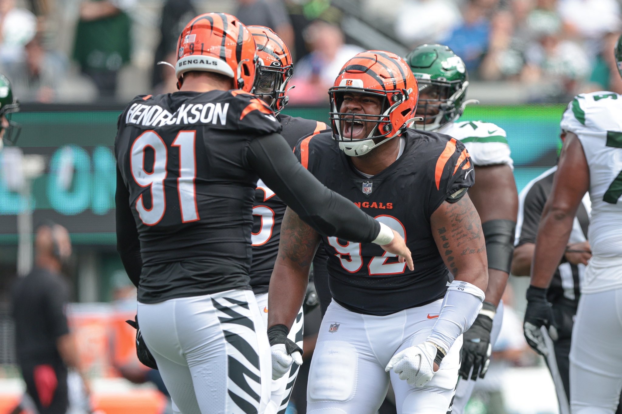 PFF CIN Bengals on X: 'Highest graded Bengals in Week 3 win vs Jets (min.  25 snaps): 