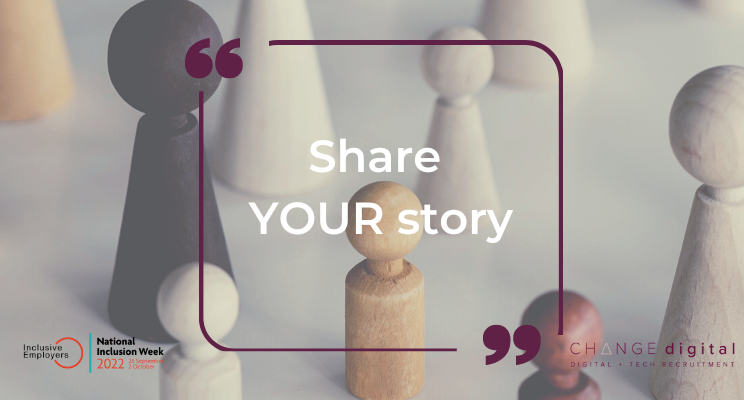 #NationalInclusionWeek.  We are looking at small actions that could have a big impact. Today’s is to ‘Share Your Story’ - adding your pronouns on Teams, Zoom &amp; LinkedIn, explaining how your name is pronounced or sharing something about your background. 

 #NIW2022 #ThePowerOfNow