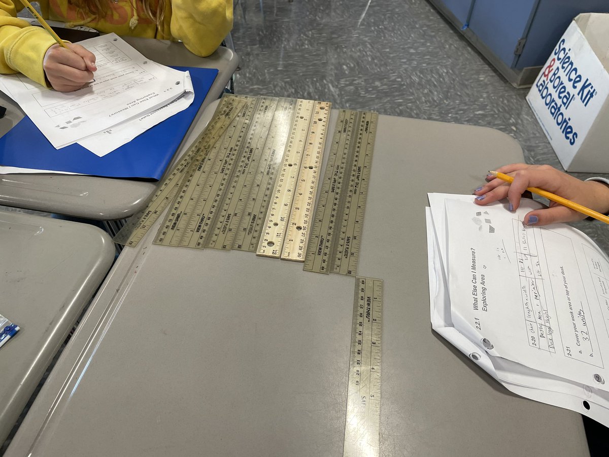 PatrickDiCaprio's tweet image. Students are exploring the concept of area and measuring the area using different units of measurement.  @RevereLocal #creativity #HandsOn #UnitsofMeasurement
