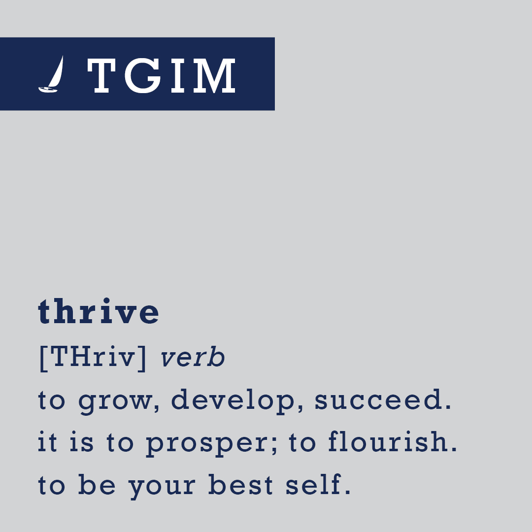 Happy Monday! It is an excellent week to really THRIVE as a Laker. Do something this week to make us #LakerProud!
