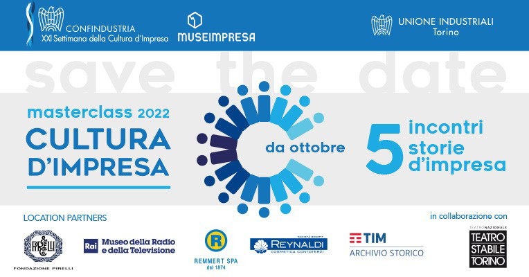 UITORINO's tweet photo. Da ottobre ritorna la Masterclass Cultura d'Impresa!
Vogliamo dedicare una nuova riflessione su Impresa e Cultura con Museo #Rai, #TIM, #Remmert, Dottoressa #Reynaldi, #Pirelli e la collaborazione di @teatrostabileto | Scopri di più su https://t.co/ln7DN85kmW
#UISOCIAL https://t.co/9ZEl3j9C7p