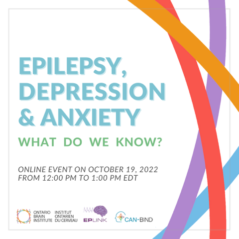 Mood disorders &amp; #epilepsy are more closely linked than you might think. 

To learn more, tune in to ‘Epilepsy, Depression &amp; Anxiety – What Do We Know?’, a #webinar co-hosted between 2 of OBI’s IDPs – <a href="/CANBIND/">The CAN-BIND Depression Network</a> &amp; <a href="/EpLinkON/">EpLink</a> taking place Oct 19. 

Register: eventbrite.ca/e/epilepsy-dep…