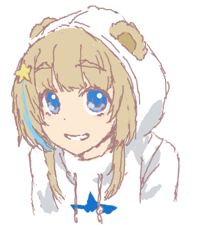 これだからリアルタイムで晒される描画は恥ずかしいんだよな… 