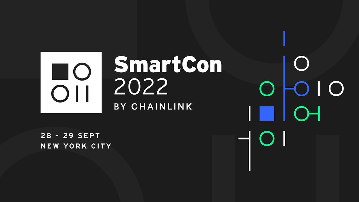 chainlink's tweet photo. #SmartCon 2022 in-person tickets are officially sold out!

Don't have a ticket? You can still catch Day 1 of the conference on the YouTube livestream and access a limited collection of Day 2 presentations: https://t.co/cMDIosc0yv https://t.co/prs7irxeLm