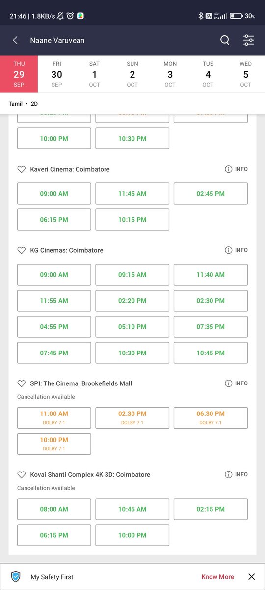 #NaaneVaruvean Coimbatore Booking also Picking up 🔥🔥

Two days to go