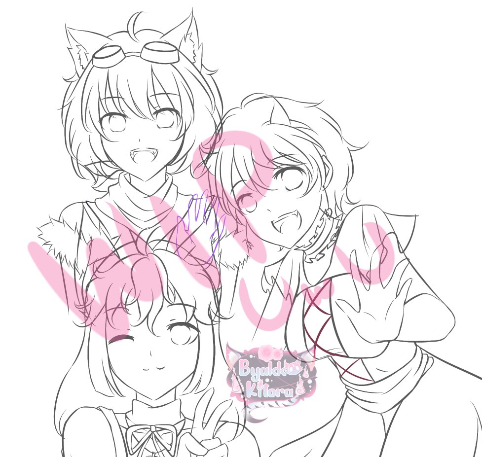 ByakkoKitora's tweet photo. WIP so far~! >w<
Commissions for October is still OPEN =w= just DM
(see link below for updates)
#Vtuber #VtubersEN #KitorART #vairart #commissions https://t.co/zsO2PhJLiL