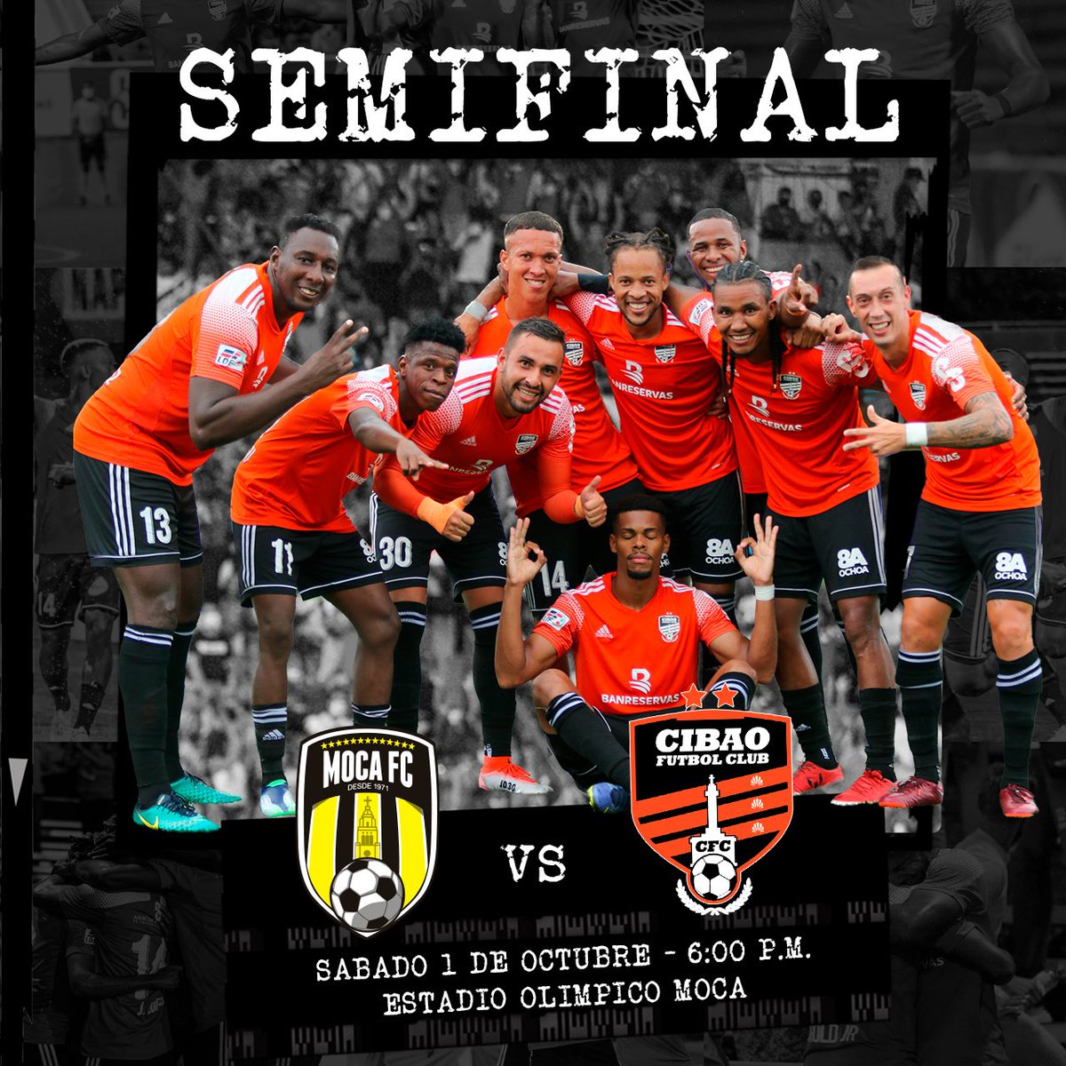 CibaoFC's tweet image. ¡ESTE SÁBADO! 🫡💥 #LDF22 #SomosCibaoFC #VivimosLaPasión