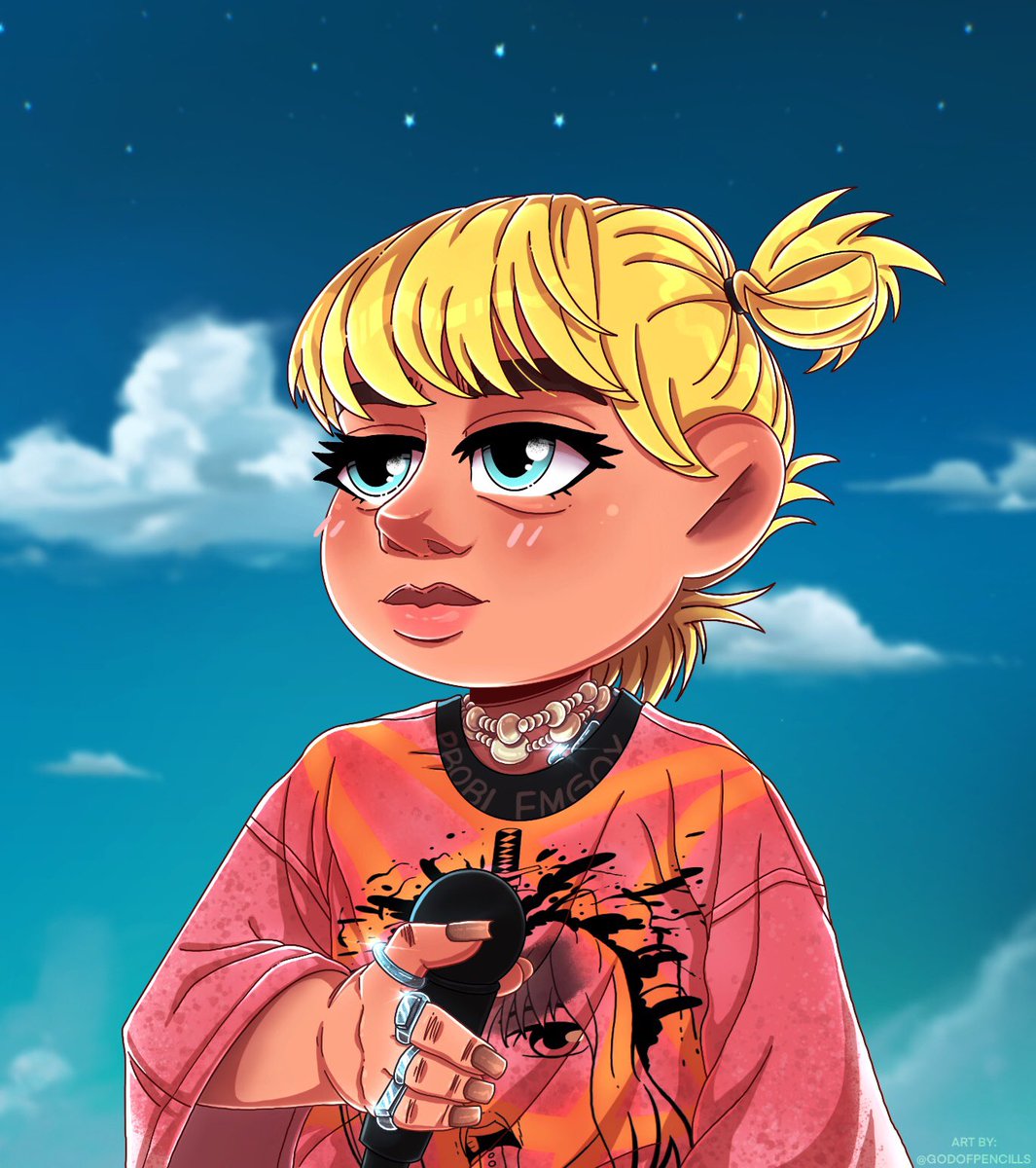 godofpencils's tweet photo. @billieeilish 
#drawing #artist #art #draw #viralart #anime #animeart #procreate #ipaddrawing #MakeUpArtist #ArtistSonInstagram #artwork  #billyeilish #billieeilish #billieeilishedits #billieeilishart #billieeilishcartoon @Procreate https://t.co/4nmDE0Xs3J