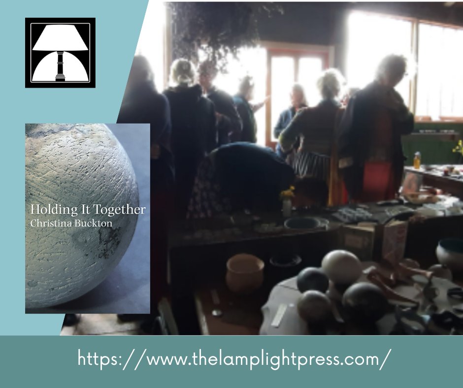 A fantastic screening of Sally Connie Todd's film about Chris Buckton's life + #poetry in Elspeth's #Grantchester pottery studio this Saturday.

Wonderful to see the words brought to life through moving images🎬✨

Discover Chris Buckton's book here:
thelamplightpress.com/holding-it-tog…