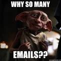 When you decide to turn off your email for the weekend only to come back to so many!!! When can I turn it off and not feel guilty? #EDUC502