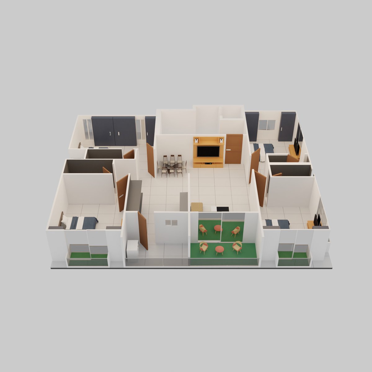 RushabhDoshi90's tweet photo. 3d Home layout #Blender3D https://t.co/ok9CjEavP1