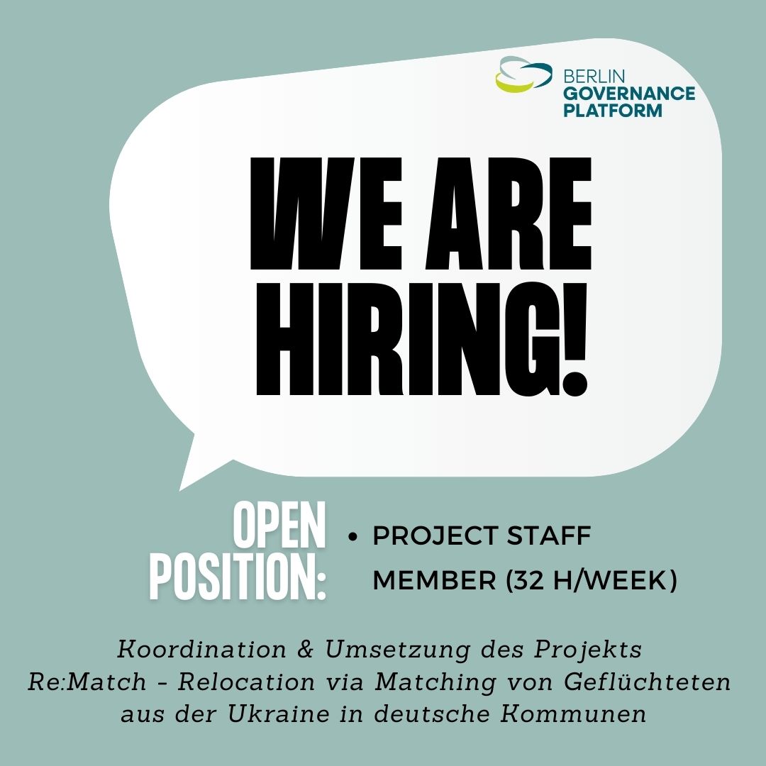 Re:Match Projekt der Berlin Governance Platform tweet media