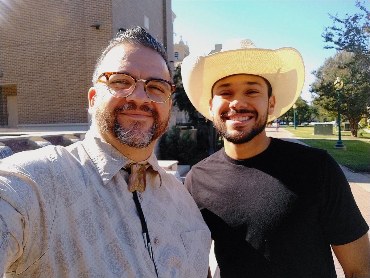 The great Ben Mares and I in our Western wear for homecoming week.