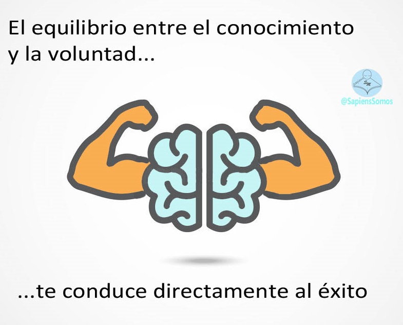 Para alcanzar el #éxito debemos equilibrar el #conocimiento y la #voluntad; el conocimiento sin la voluntad de actuar, es intelecto estéril; la voluntad de hacer sin el conocimiento adecuado, es como tirar de una carreta con las ruedas cuadradas