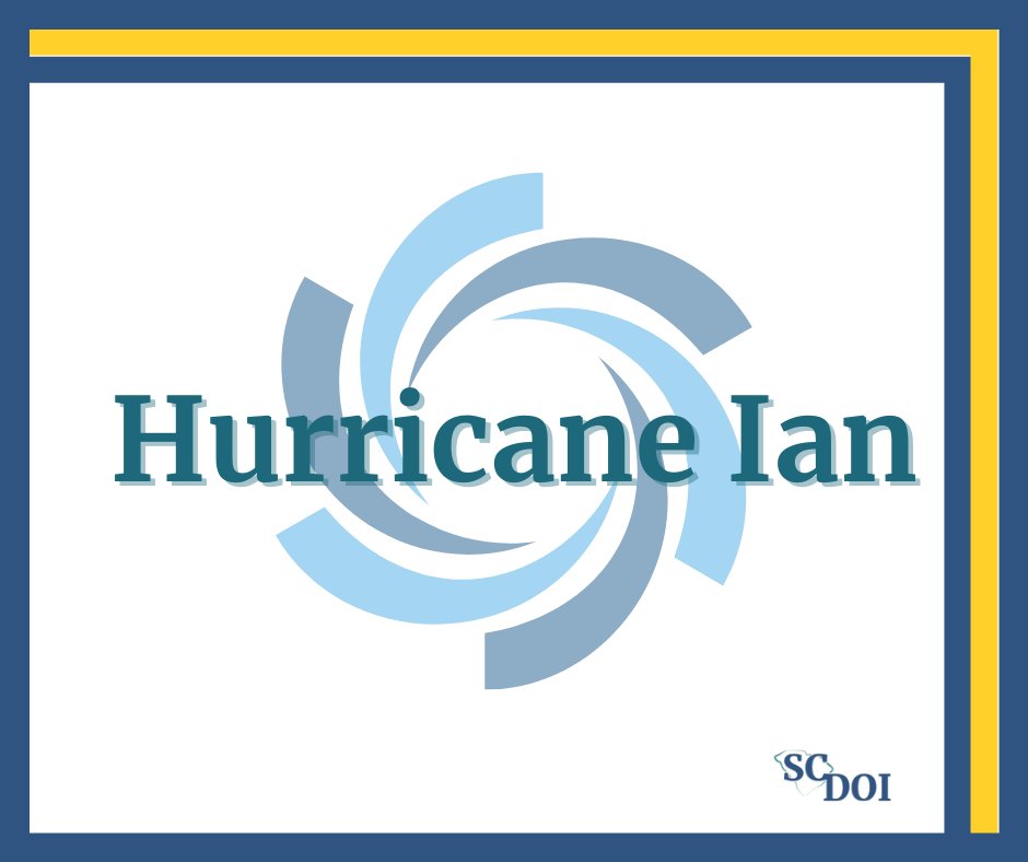 As #HurricaneIan approaches, we encourage you to be prepared for the severe weather it could bring to #SC. 

Make sure you know where your insurance policy is &amp; who to contact in the event you experience damage &amp; need to file a claim.

Follow <a href="/SCEMD/">SC Emergency Management Division</a> for storm prep &amp; tracking.