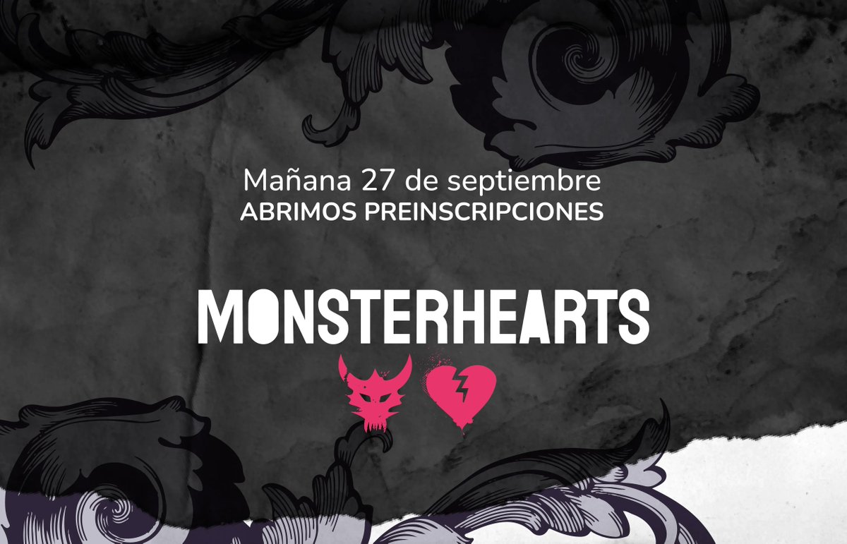 Abrimos preinscripción para el primer LARP de Monsterhearts.

 👾  💜

El enlace lo encontraréis en un artículo sobre la crónica, además de otro enlace al documento de diseño que estarán disponibles mañana.

buff.ly/3reKzH7

#LARP #Monsterhearts