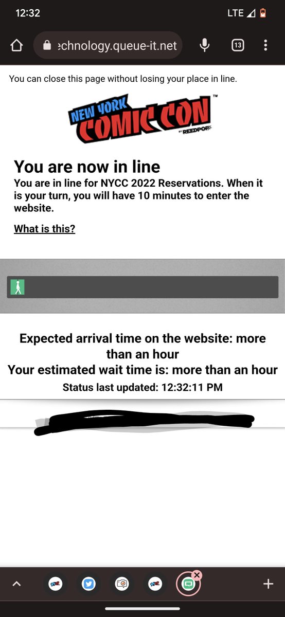 AverageJulian's tweet photo. @NY_Comic_Con @Thuzi At this point should I even bother waiting? https://t.co/nmFfrE6l8c