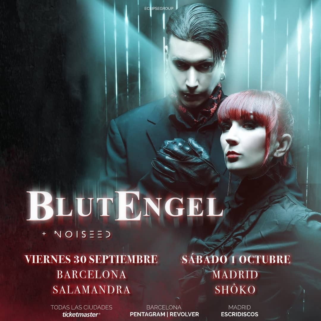 shokomadrid's tweet photo. BLUTENGEL + NOISEED 💥

 La banda darkwave más importante del momento, liderada por el mediático y polifacético icono berlinés Chris Pohl (Terminal Choice, Seelenkrank, Miss Construction, She Hates Emotions).

#conciertosmadrid #conciertoenvivo #blutengel #shokolive #noiseed https://t.co/OInUBvA7qJ