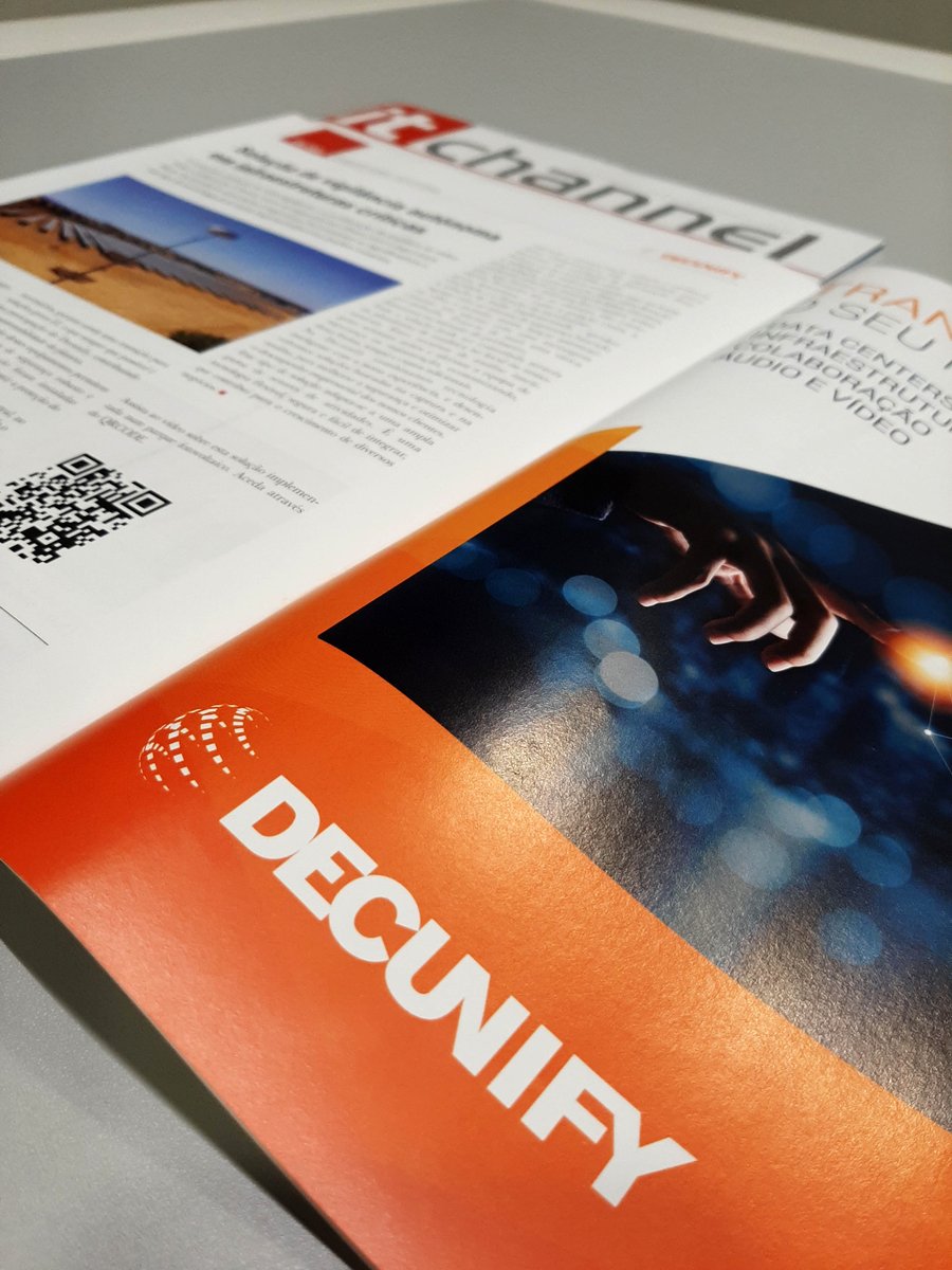 decunify's tweet image. Decunify na edição deste mês da IT Channel!