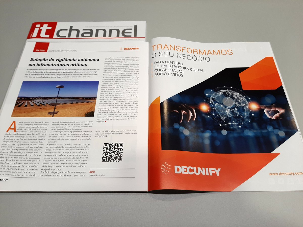 decunify's tweet image. Decunify na edição deste mês da IT Channel!